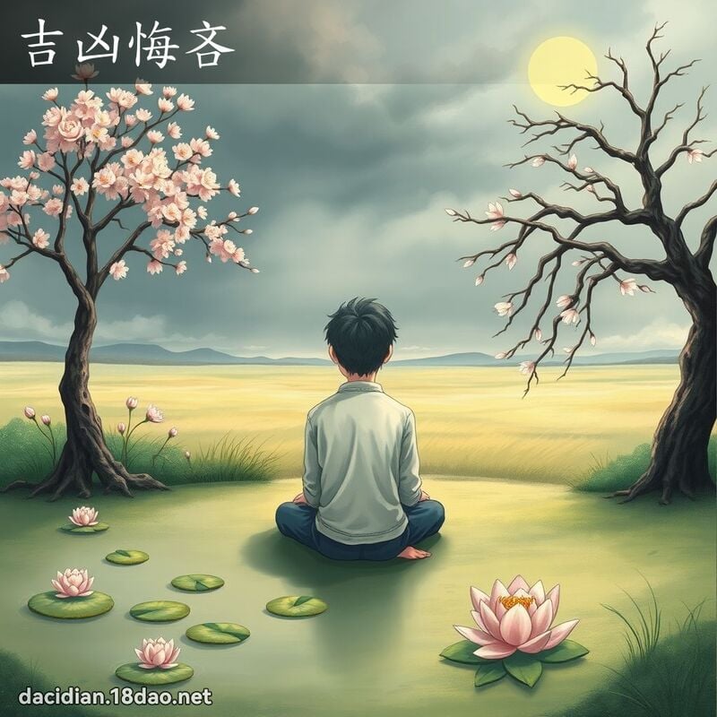 吉凶悔吝 - 国语大辞典配图