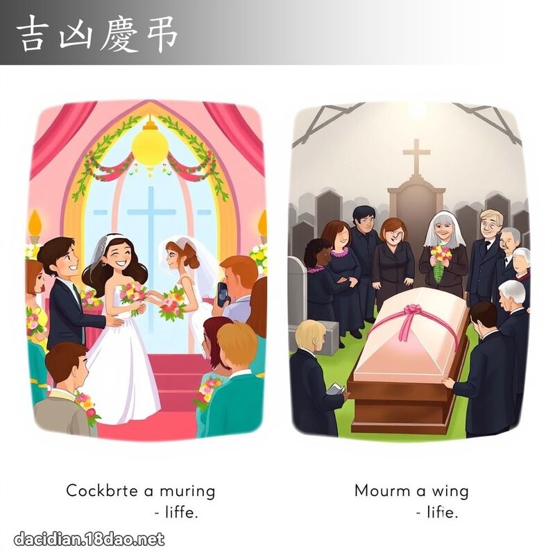 吉凶慶弔 - 國語大辭典配圖