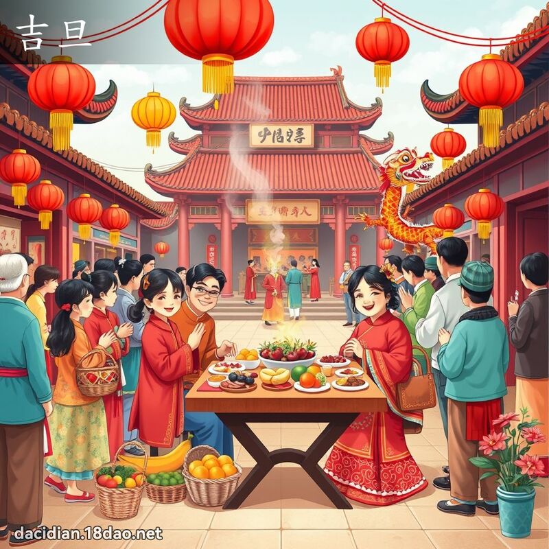 吉旦 - 國語大辭典配圖