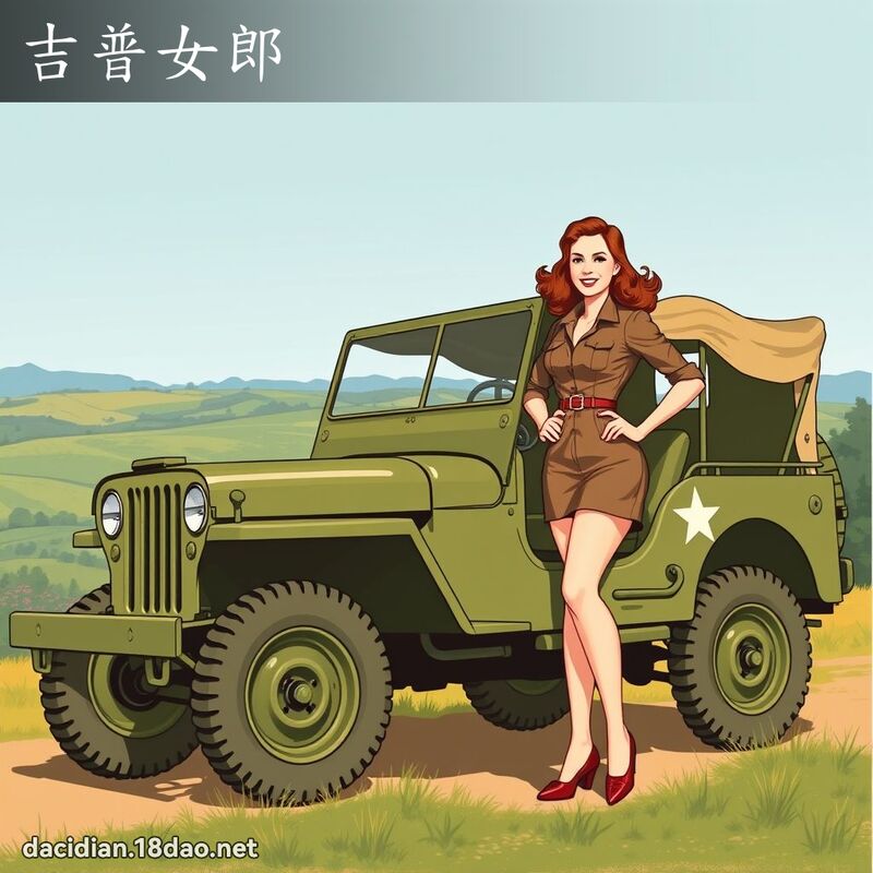 吉普女郎 - 國語大辭典配圖