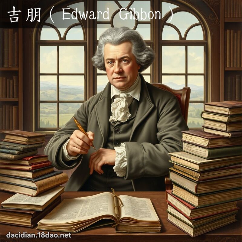 吉朋（Edward Gibbon） - 国语大辞典配图