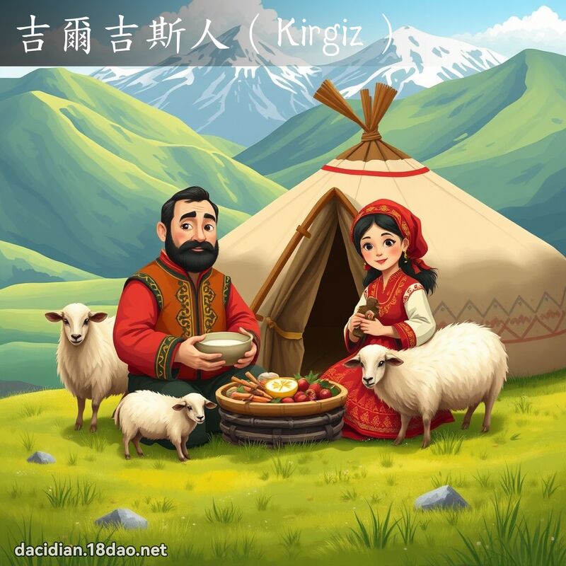 吉尔吉斯人（Kirgiz） - 国语大辞典配图