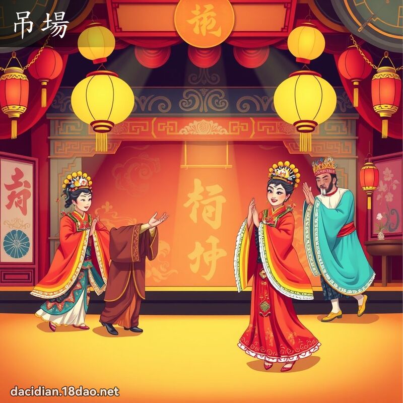 吊场 - 国语大辞典配图