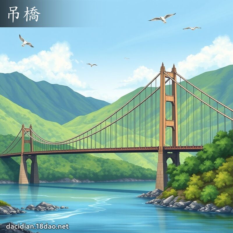 吊桥 - 国语大辞典配图