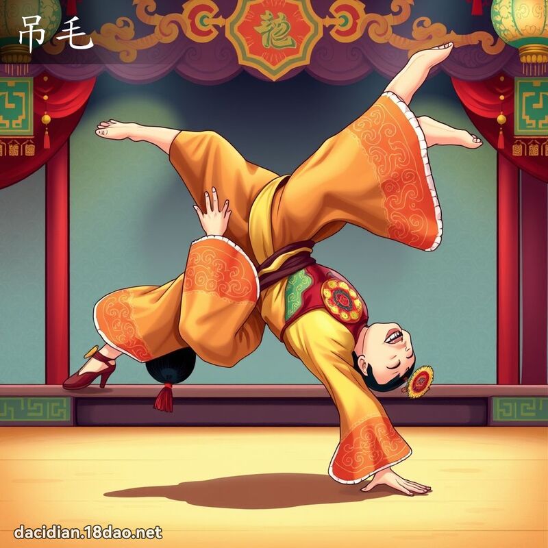 吊毛 - 國語大辭典配圖