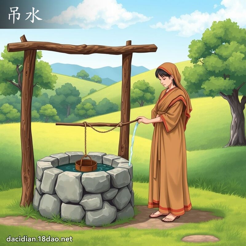 吊水 - 国语大辞典配图