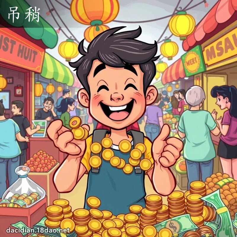 吊稍 - 国语大辞典配图