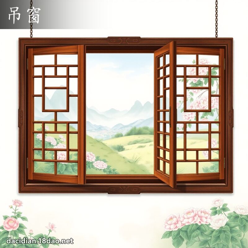 吊窗 - 国语大辞典配图