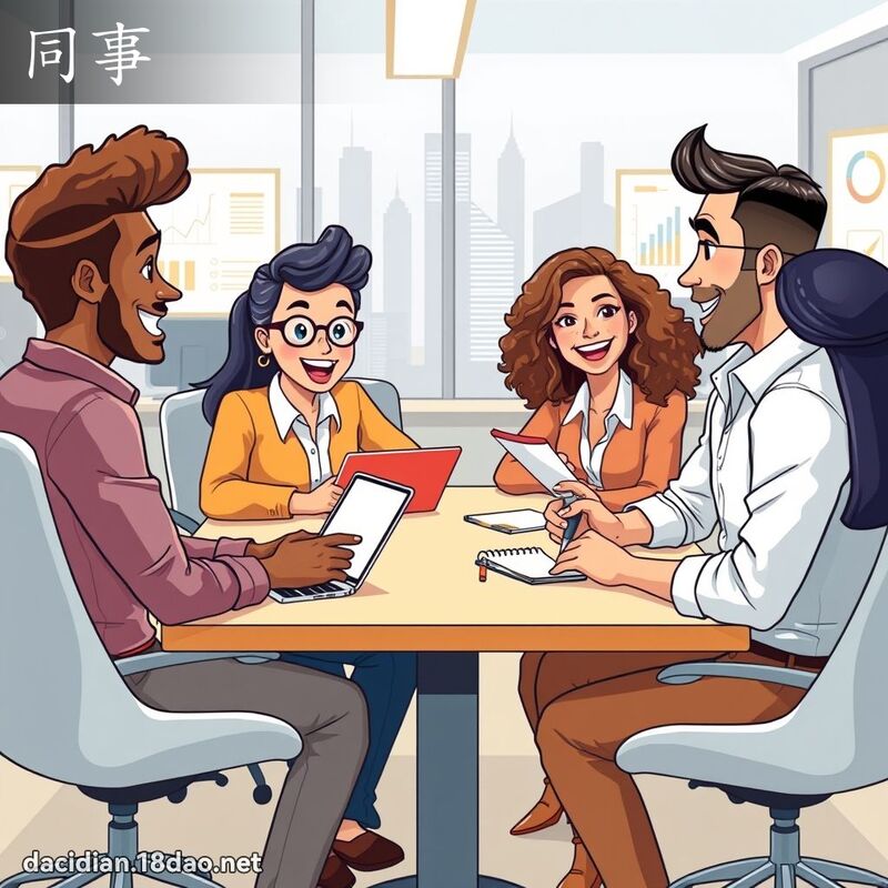 同事 - 國語大辭典配圖