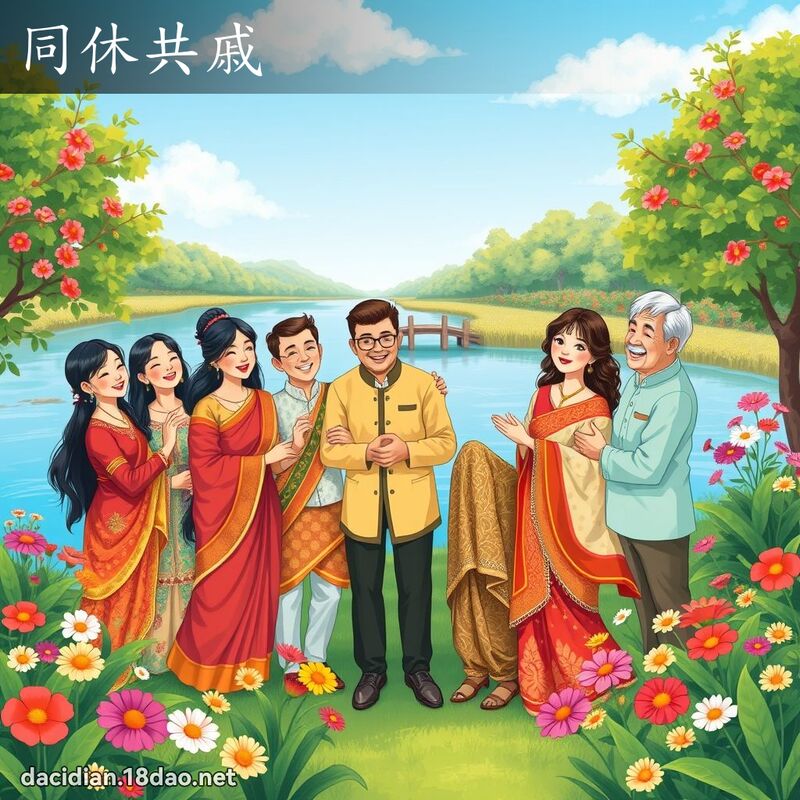 同休共戚 - 國語大辭典配圖