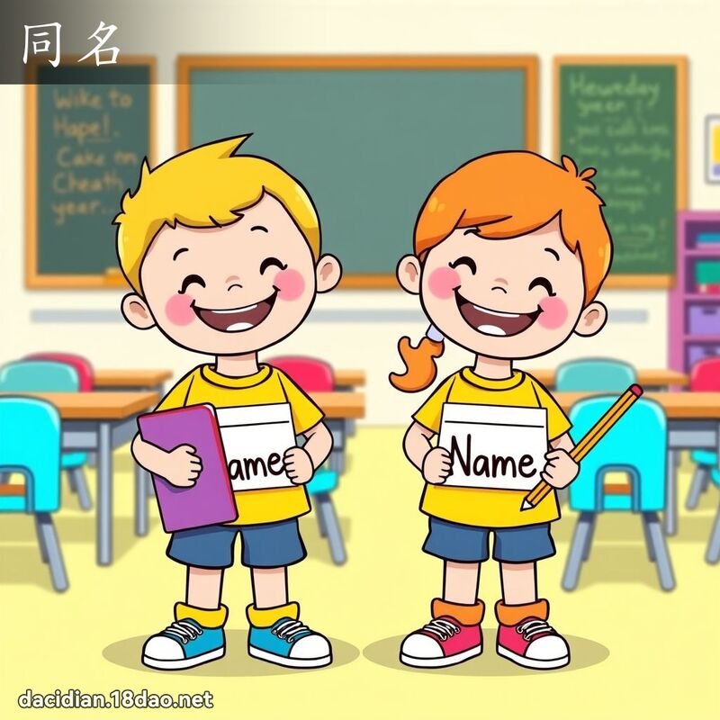 同名 - 国语大辞典配图