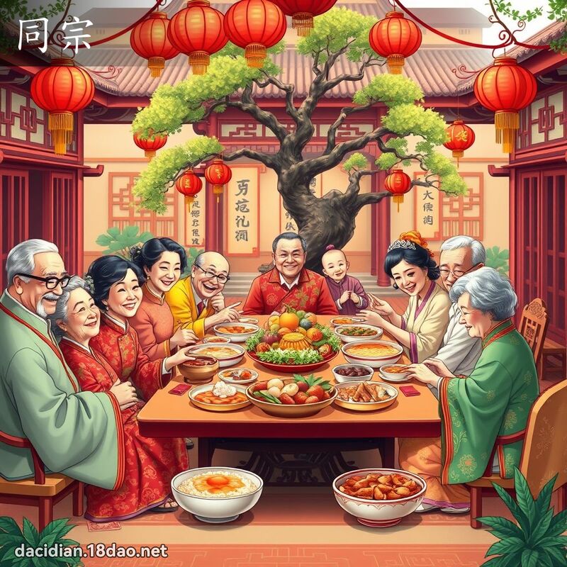 同宗 - 国语大辞典配图