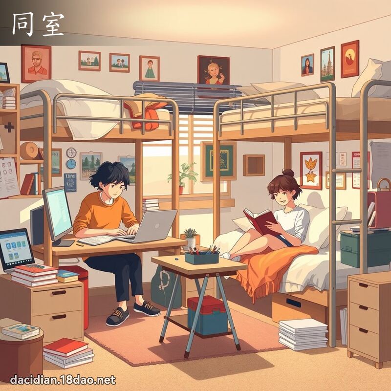 同室 - 国语大辞典配图