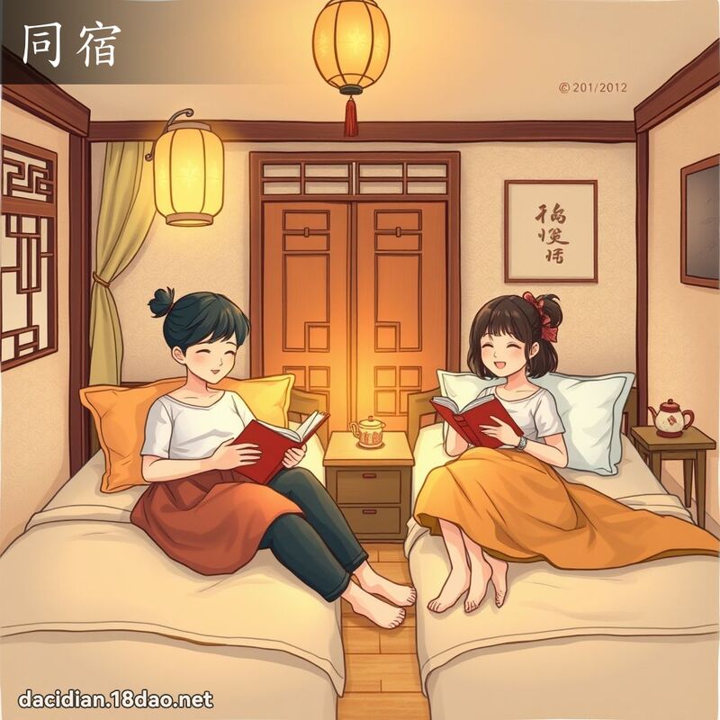 同宿 - 国语大辞典配图