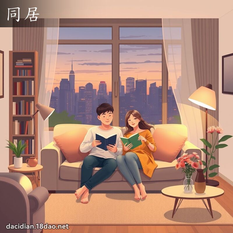 同居 - 國語大辭典配圖