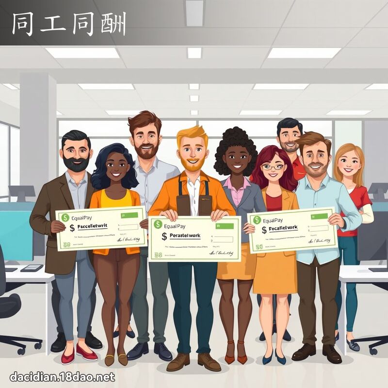同工同酬 - 國語大辭典配圖