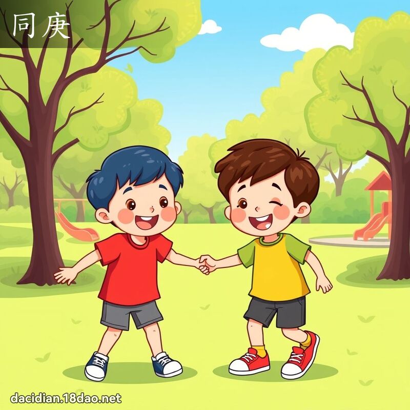 同庚 - 国语大辞典配图