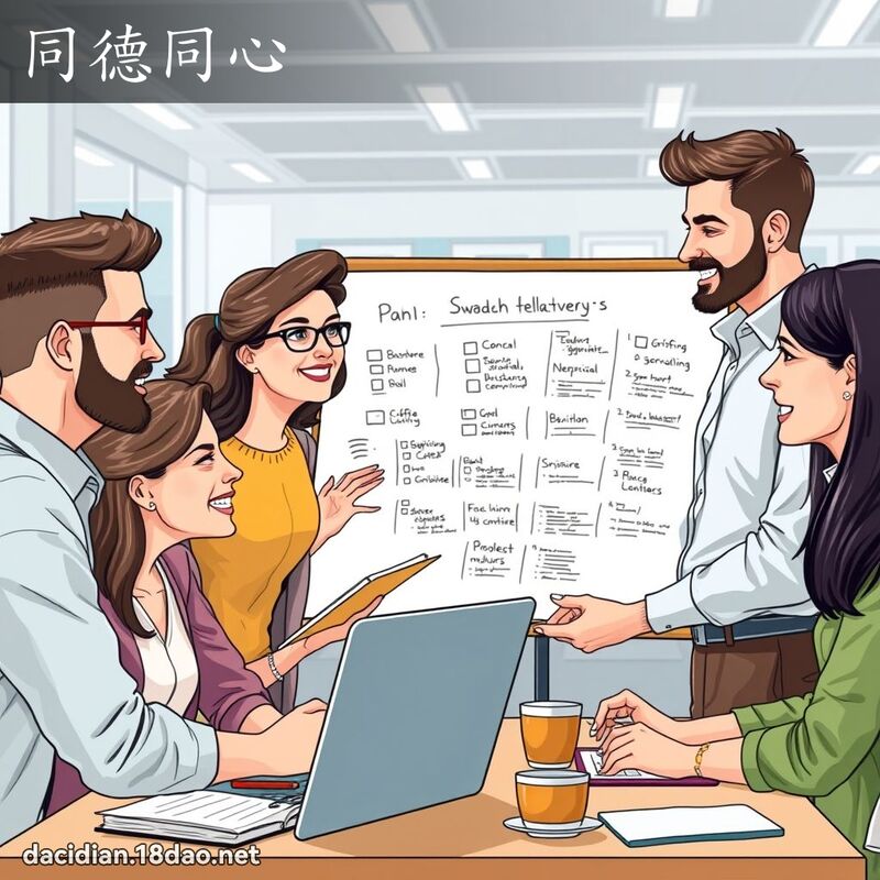 同德同心 - 國語大辭典配圖