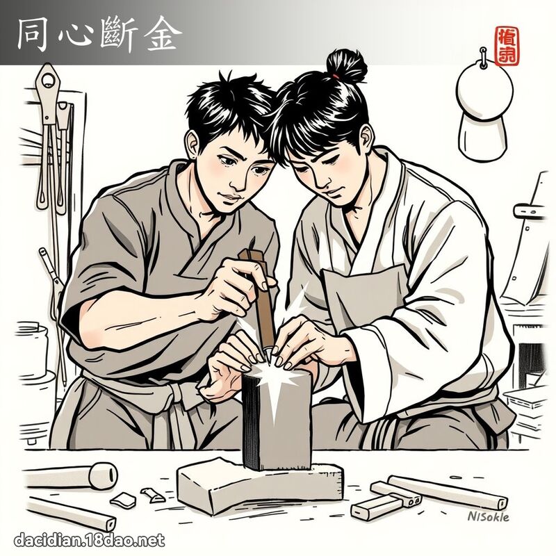 同心斷金 - 國語大辭典配圖