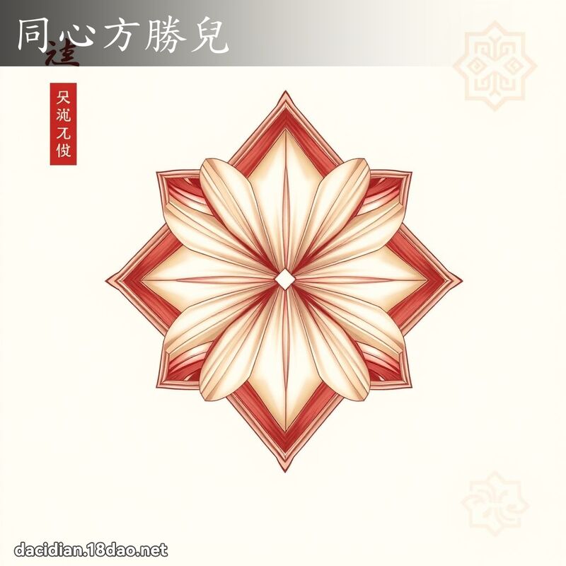 同心方勝兒 - 國語大辭典配圖
