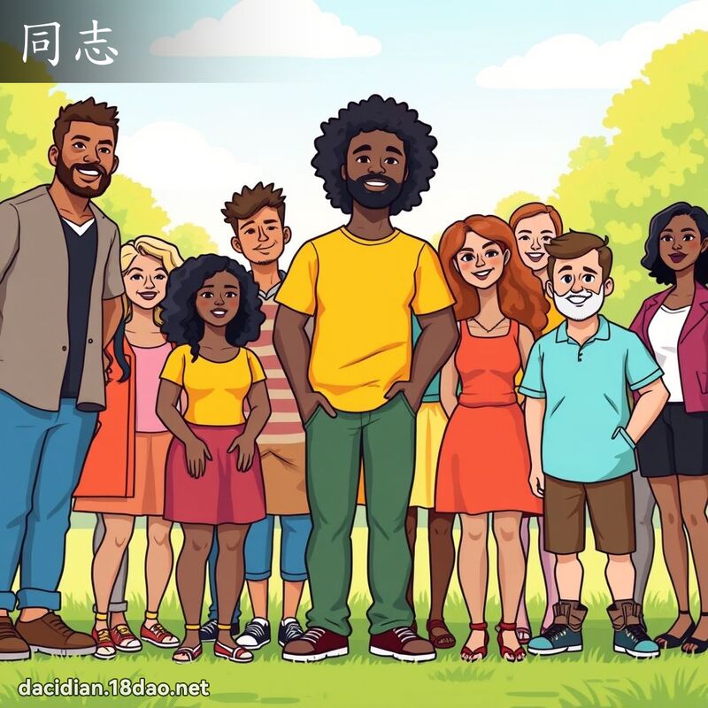 同志 - 國語大辭典配圖
