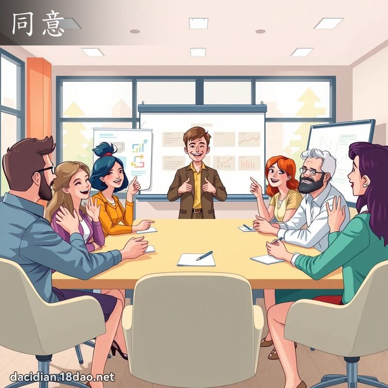 同意 - 国语大辞典配图