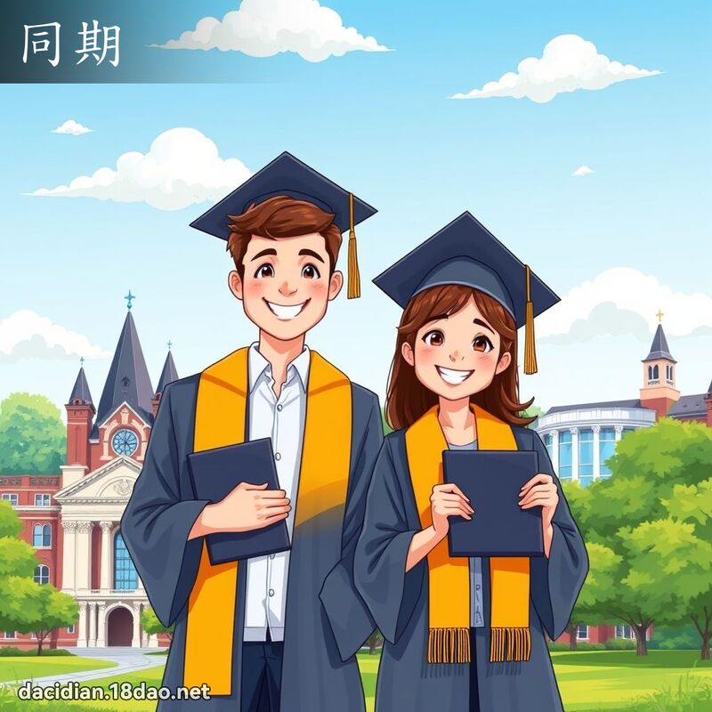 同期 - 国语大辞典配图