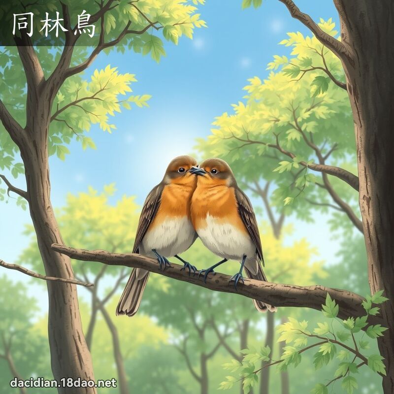 同林鸟 - 国语大辞典配图