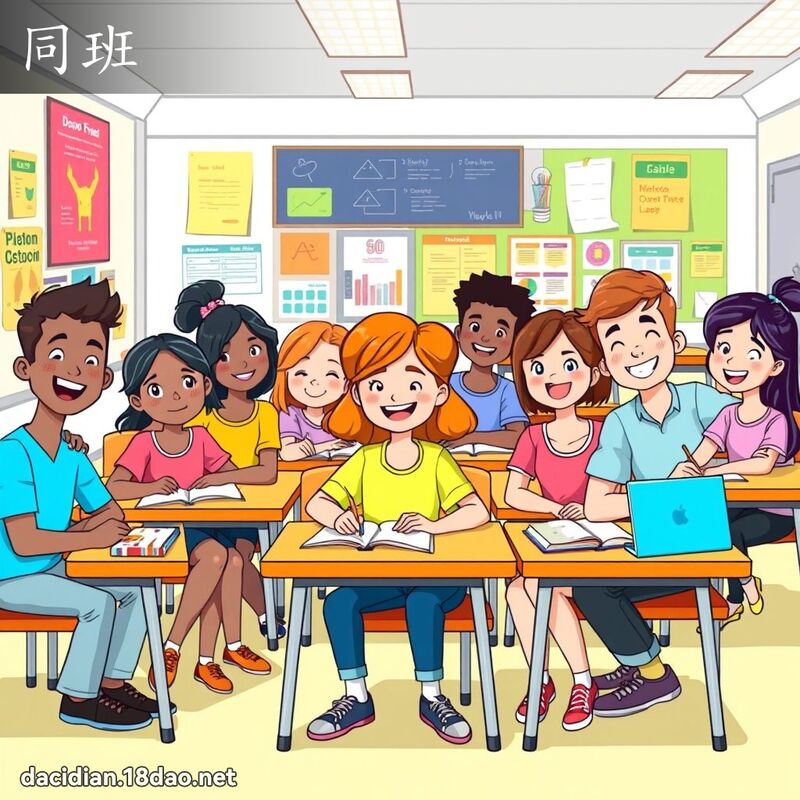 同班 - 国语大辞典配图