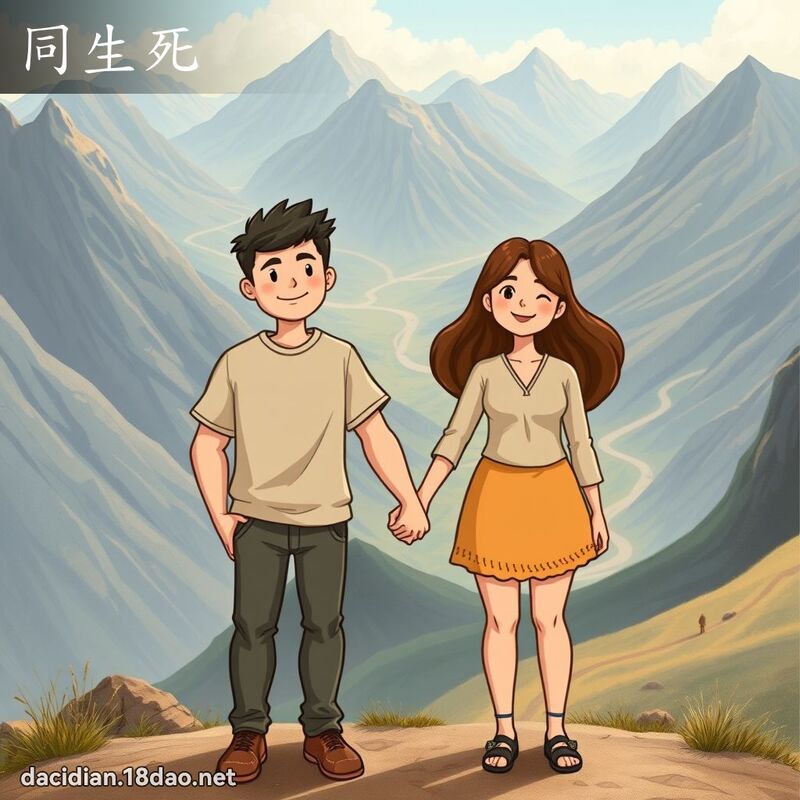 同生死 - 國語大辭典配圖