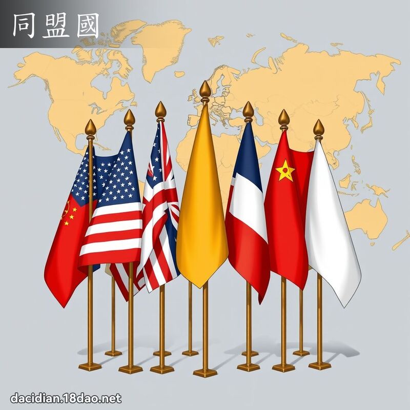 同盟国 - 国语大辞典配图
