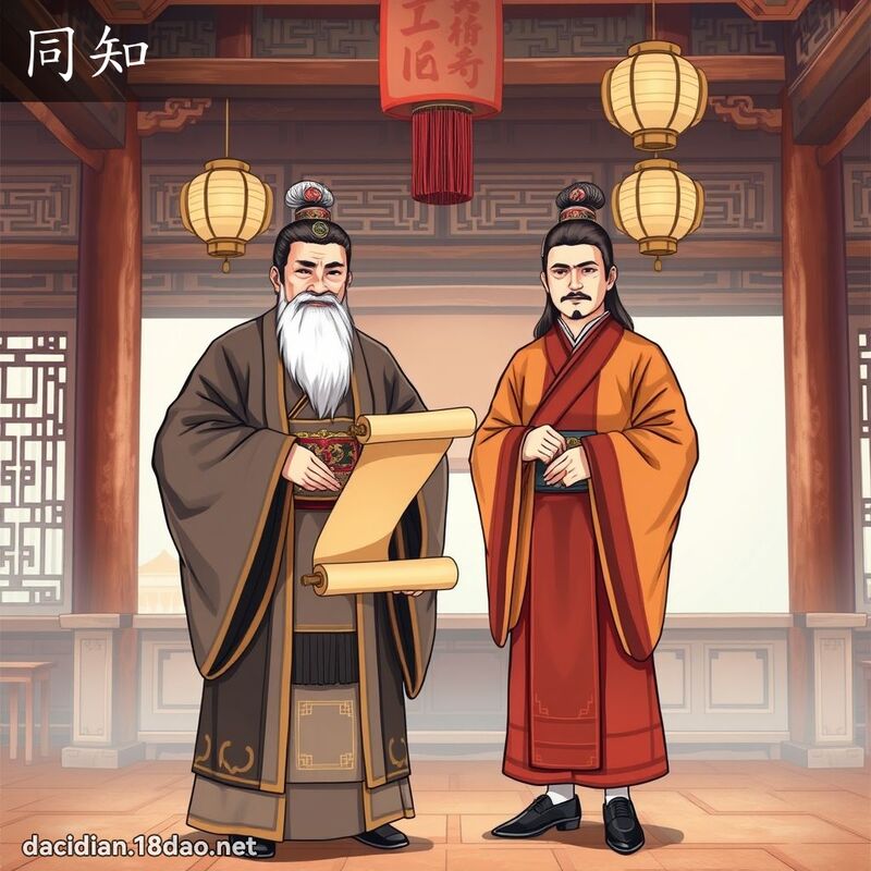 同知 - 國語大辭典配圖