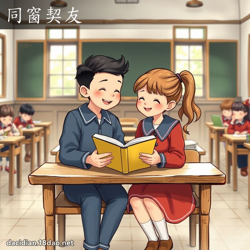 同窗契友 - 國語大辭典配圖