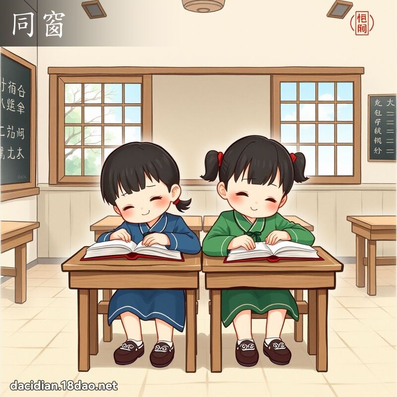 同窗 - 國語大辭典配圖