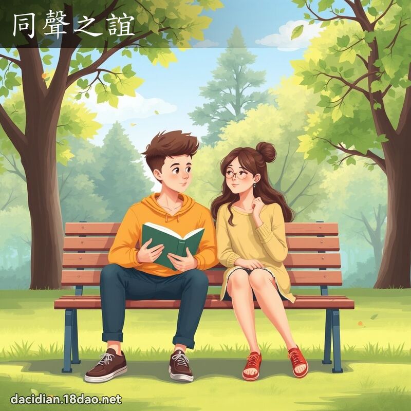 同声之谊 - 国语大辞典配图