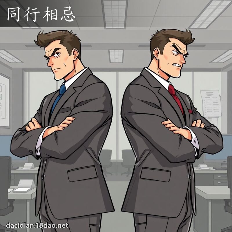 同行相忌 - 國語大辭典配圖