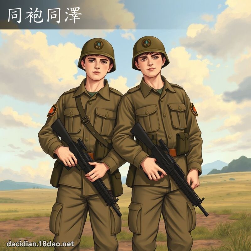 同袍同澤 - 國語大辭典配圖