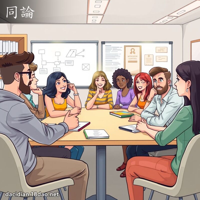 同論 - 國語大辭典配圖