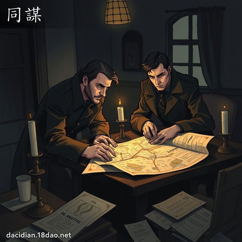 同謀 - 國語大辭典配圖