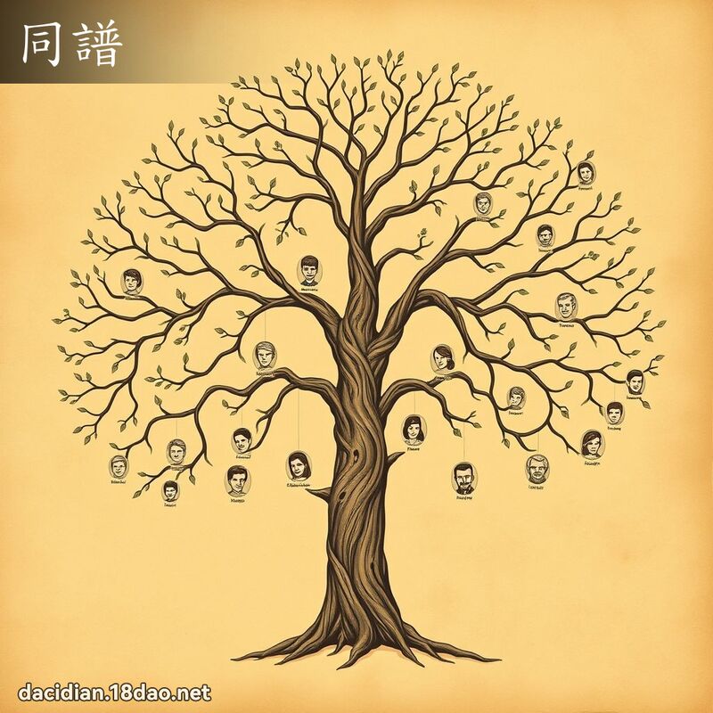 同谱 - 国语大辞典配图