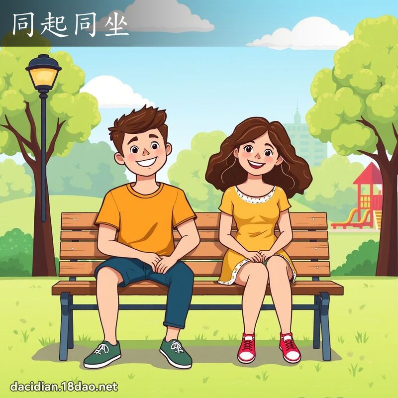 同起同坐 - 國語大辭典配圖