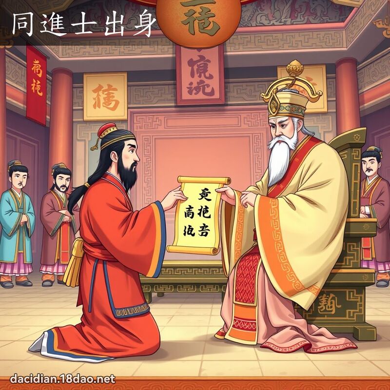 同进士出身 - 国语大辞典配图