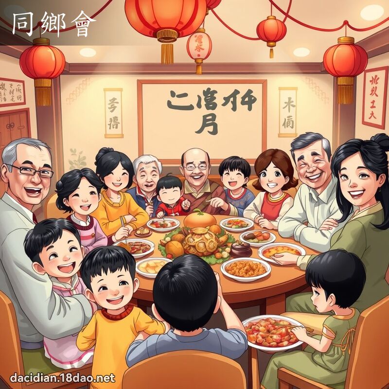 同乡会 - 国语大辞典配图