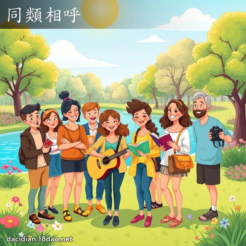 同類相呼 - 國語大辭典配圖