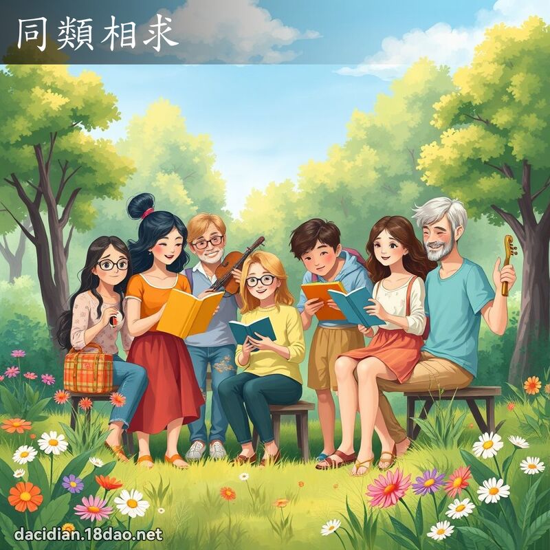 同類相求 - 國語大辭典配圖