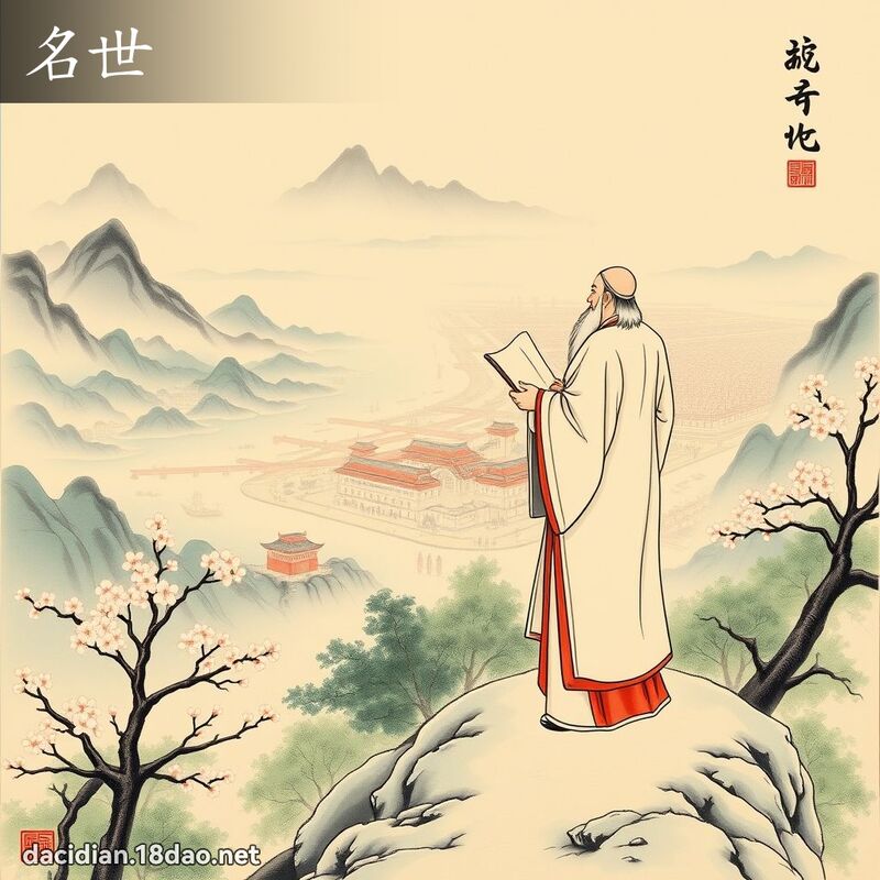 名世 - 国语大辞典配图
