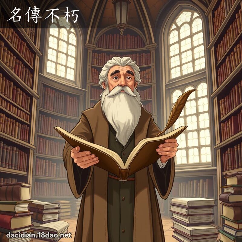 名传不朽 - 国语大辞典配图