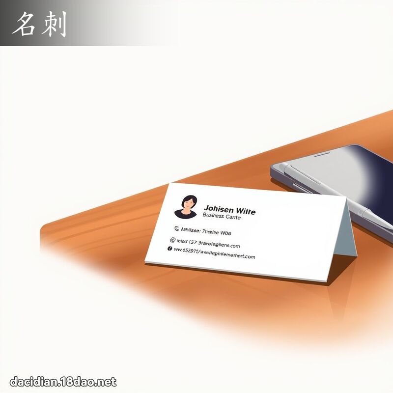 名刺 - 国语大辞典配图