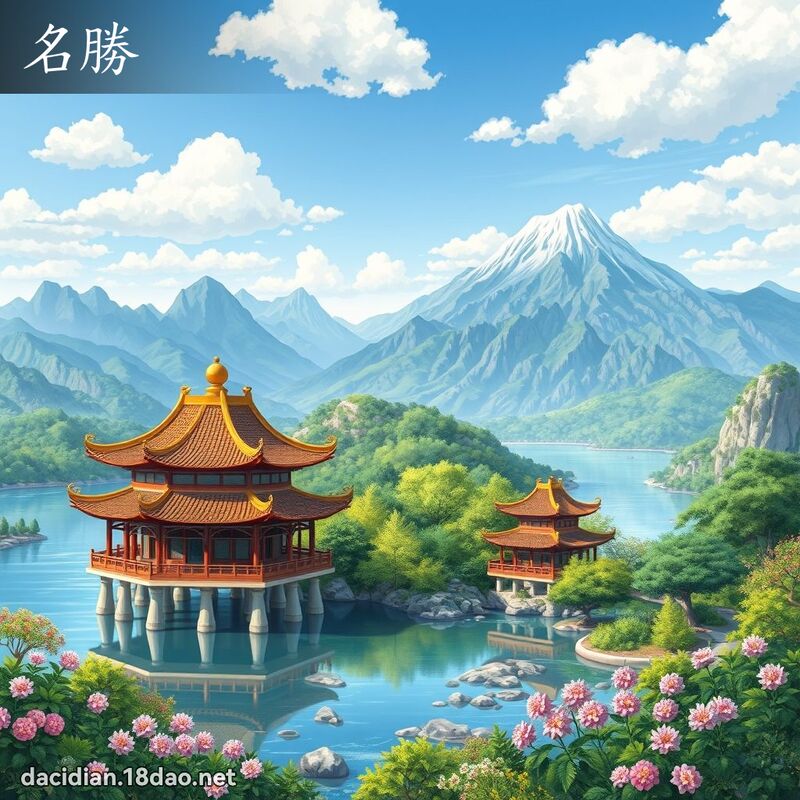 名胜 - 国语大辞典配图