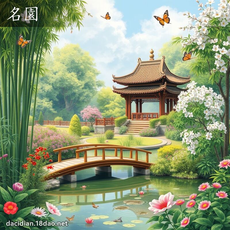 名园 - 国语大辞典配图